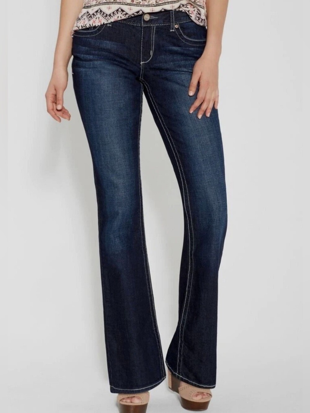 Maurices “KAYLEE” Original Fit Boot Stretch Denim Jeans Sz 0 X-short